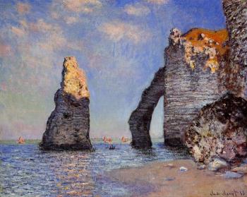 Claude Oscar Monet : The Rock Needle and the Porte d'Aval